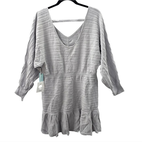 Daily Practice by Anthropologie Long-Sleeve‎ Flared Sweater Mini Dress - Picture 11 of 12